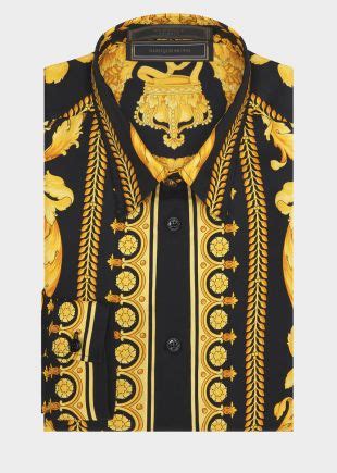 booba chemise versace|versace canada online shopping.